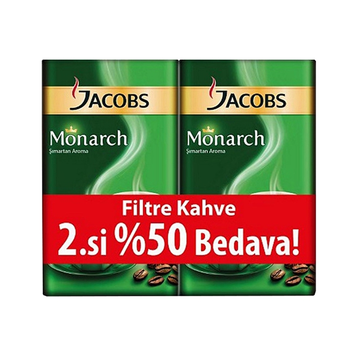 Ayrıntıları göster (Jacobs Monarch 500 gr Filtre Kahve 1+1) Jacobs Monarch 500 gr Filtre Kahve 1+1 resmi