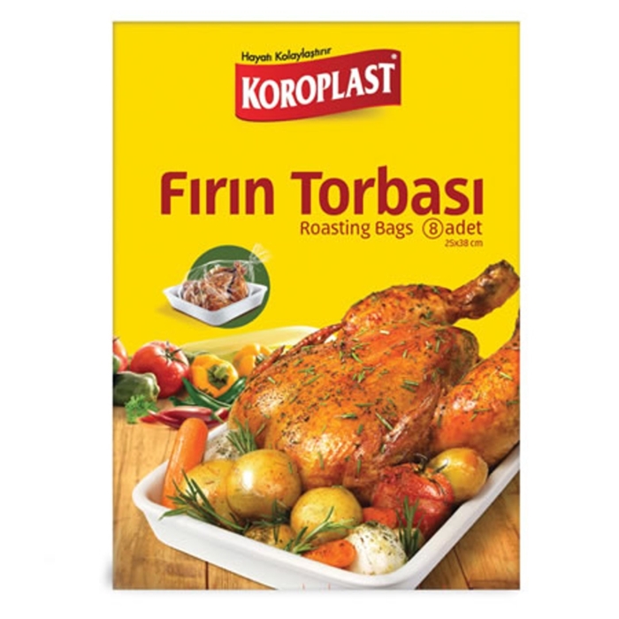 Koroplast Fırın Torbası Küçük Boy 25x38 cm 24 Paket resmi