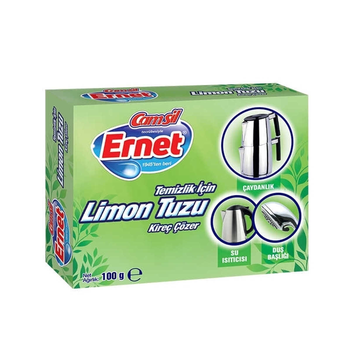 Ernet Temizlik İçin Limon Tuzu 100 g 20 Paket resmi