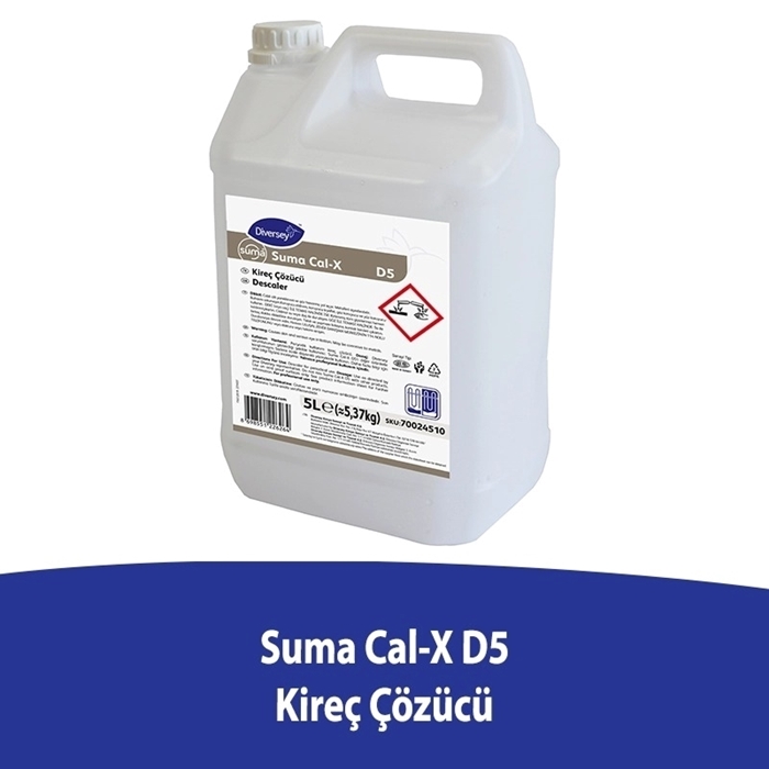 Diversey Suma Cal-X D5 5 L - Endüstriyel Kireç Çözücü resmi