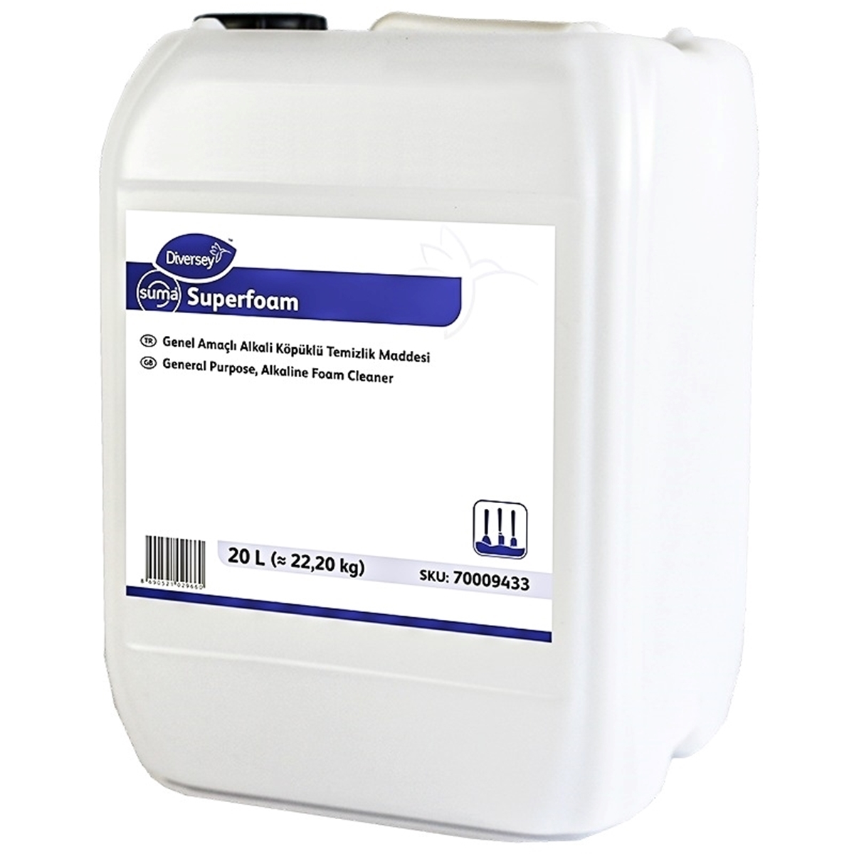Diversey Suma Superfoam Köpüklü Ağır Yağ Çözücü 20 L resmi