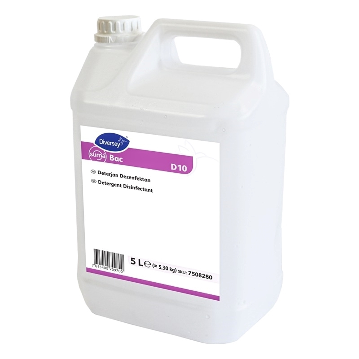Diversey Suma Bac D10 5 L - Konsantre Mutfak ve Yüzey Dezenfektanı resmi