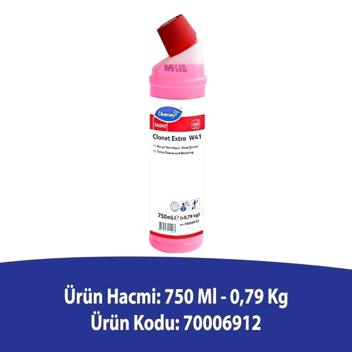 Diversey Taski Clonet Extra W41 Banyo Temizleyici 750 ML resmi