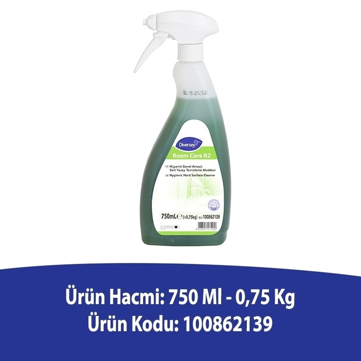 Diversey Taski Room Care R2 Genel Yüzey Temizleyici 750 ML resmi